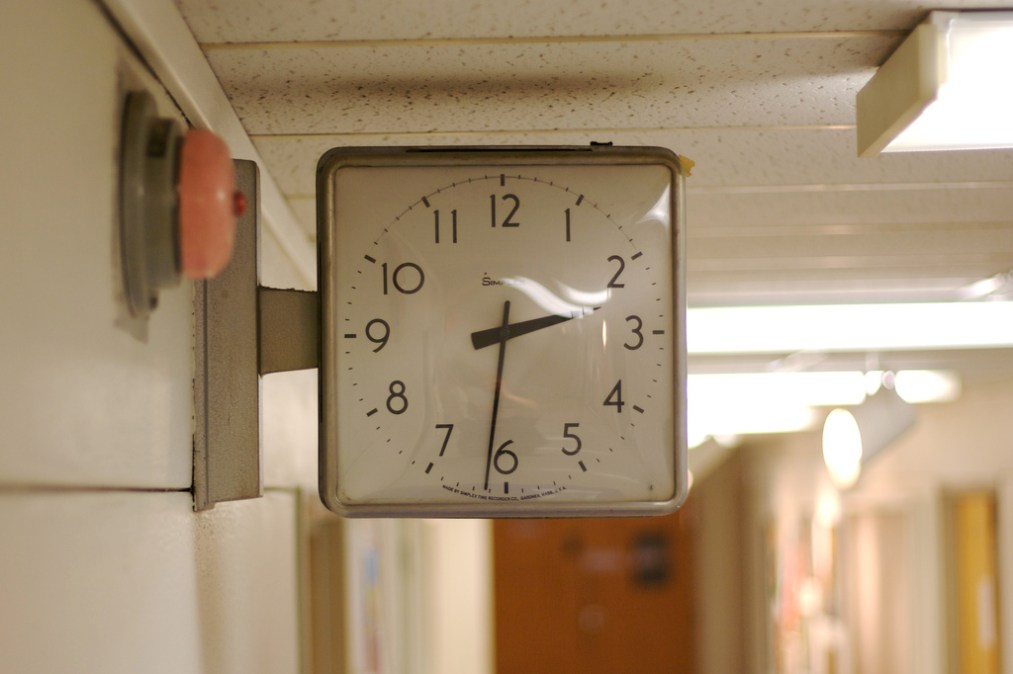 a school clock