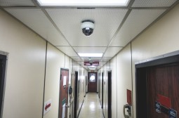 CCTV in school hallway
