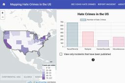 UCLA hate crime map