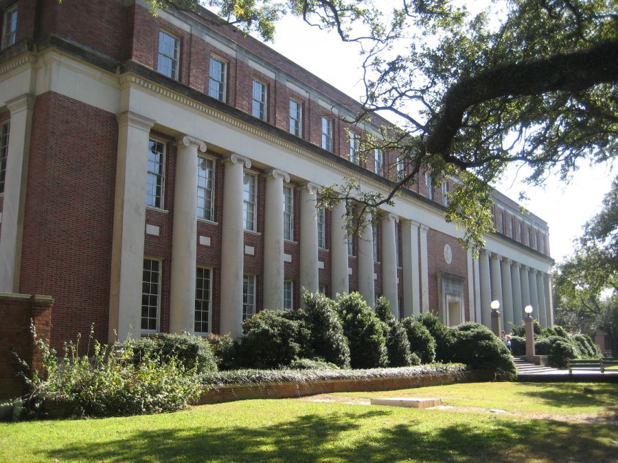 A building on the campus of Tulane University's law school