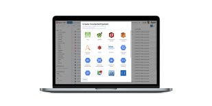 Laptop with Appian software open