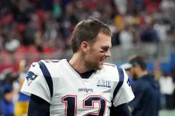 Tom Brady during 2019 Super Bowl