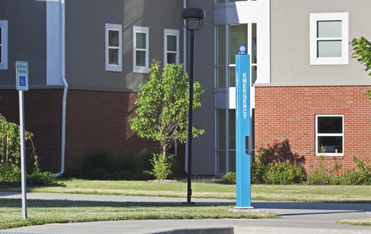 emergency safety beacon on campus