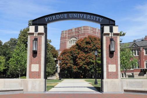 Purdue University gate